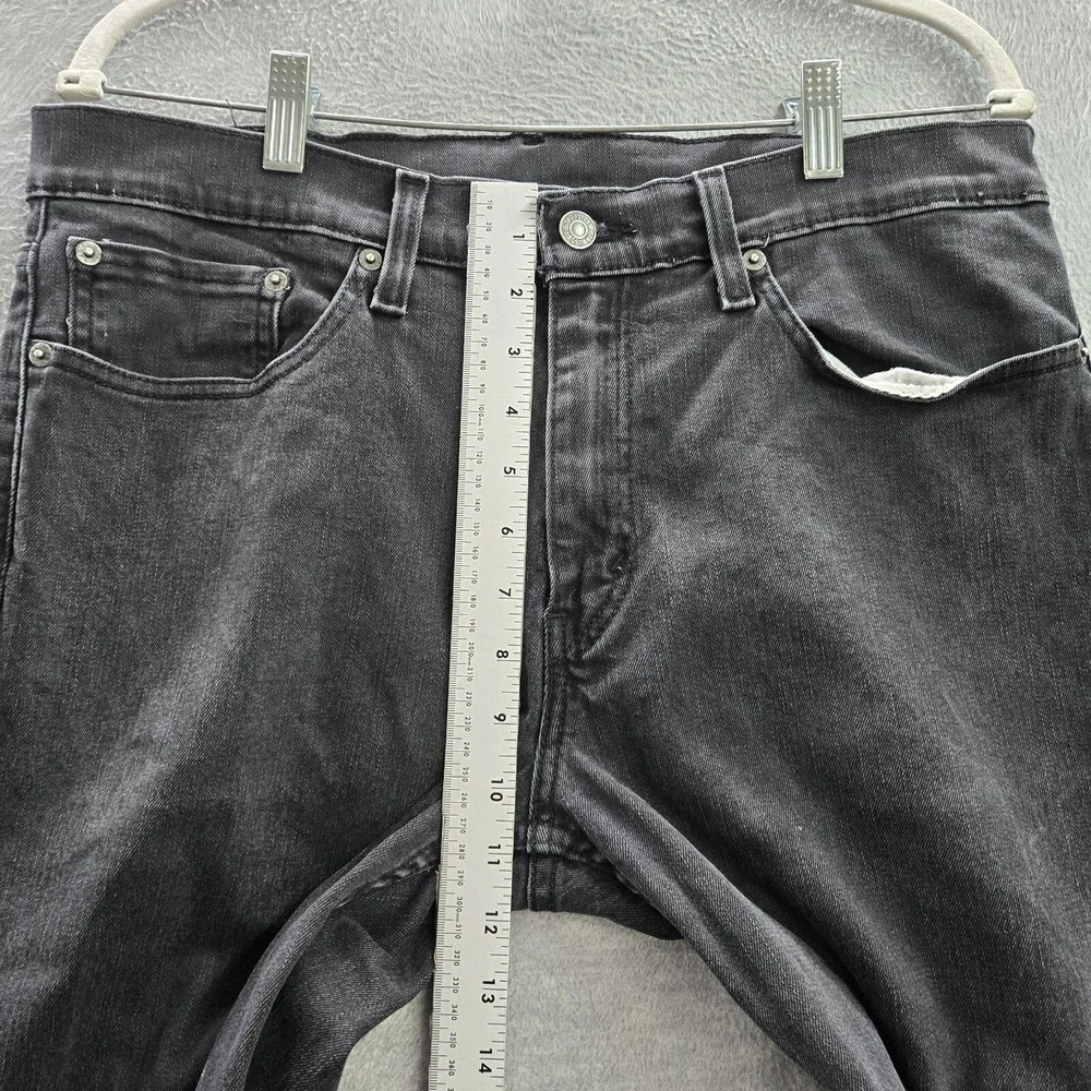 Levi's 511 Men Jeans 34x34‎ Gray Denim Slim Straight Pockets Mid Rise Cotton